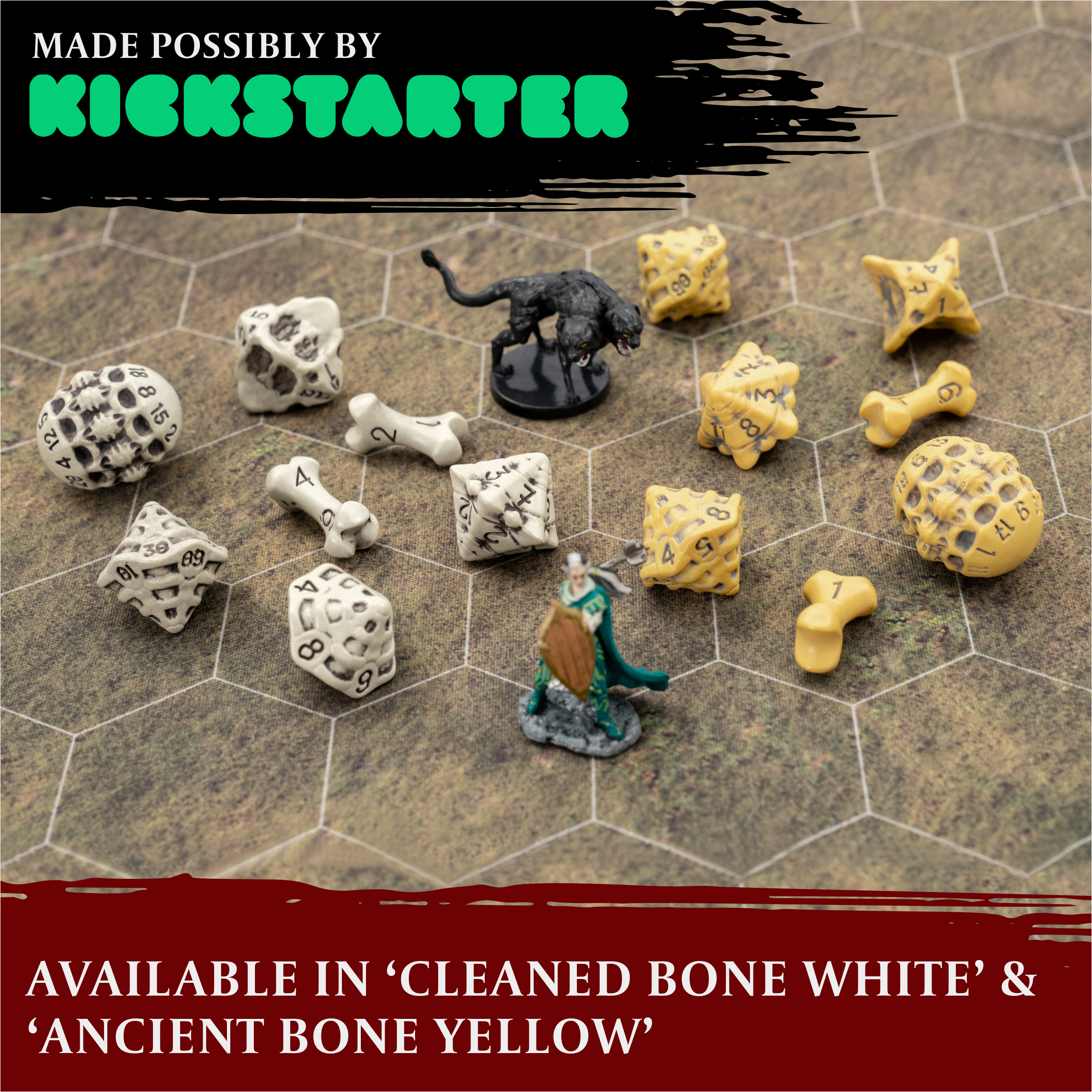 Skull & Bone Dice Set