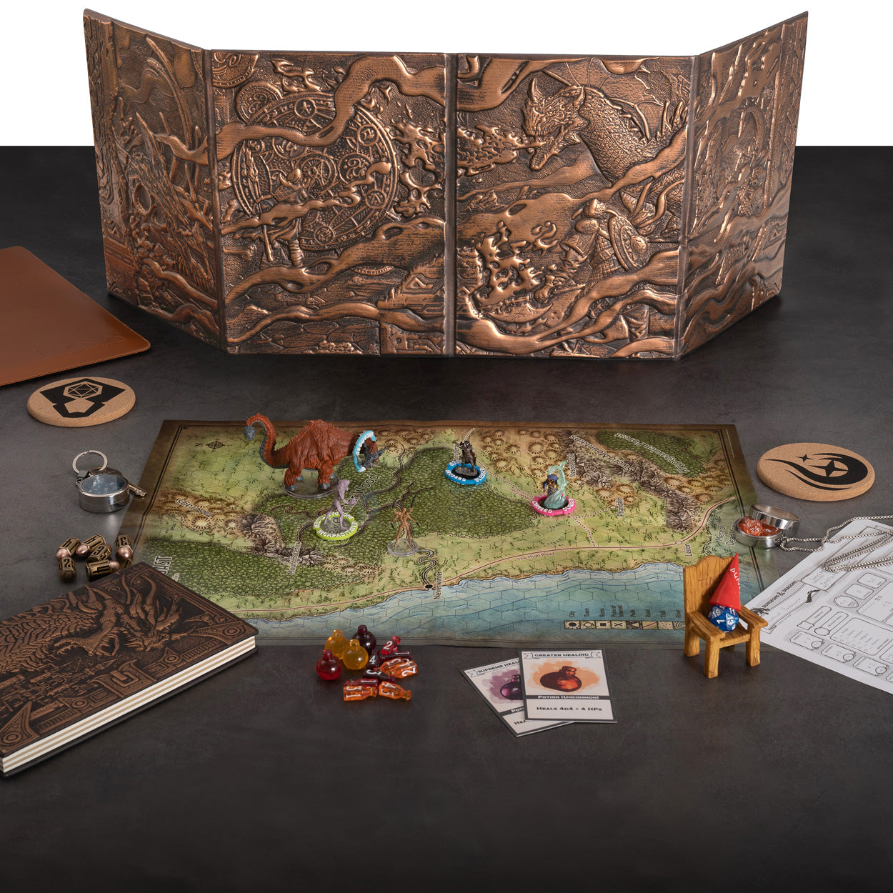 3D Faux-Leather Customizable DM Screen