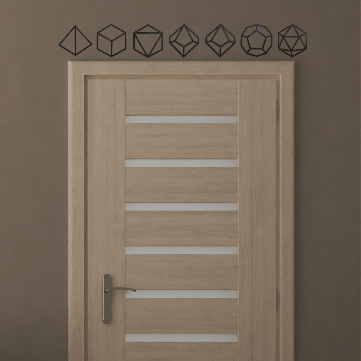 Wholesale of Wooden Dice Outline Decor