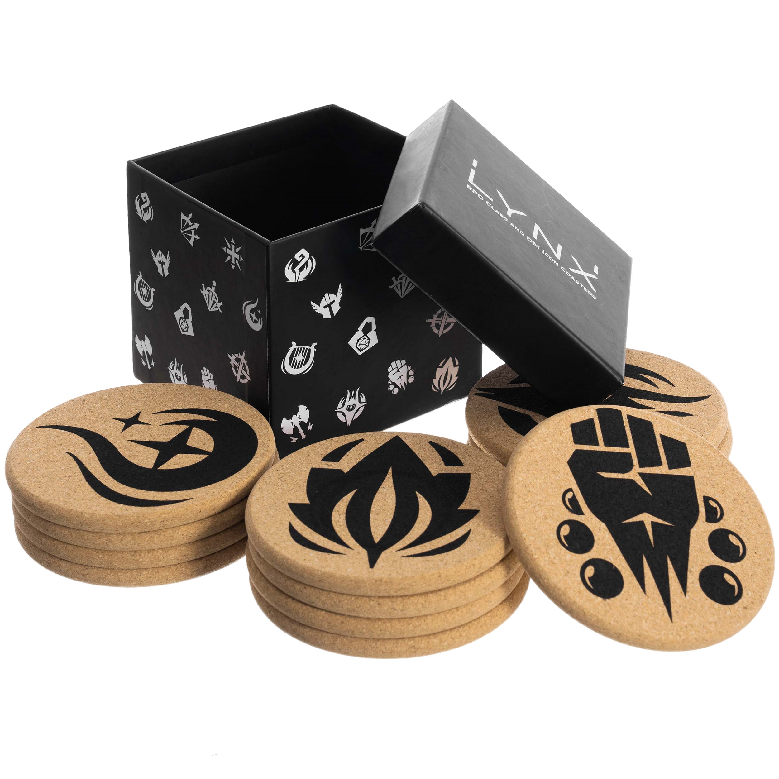 RPG Class & DM Icon Coasters