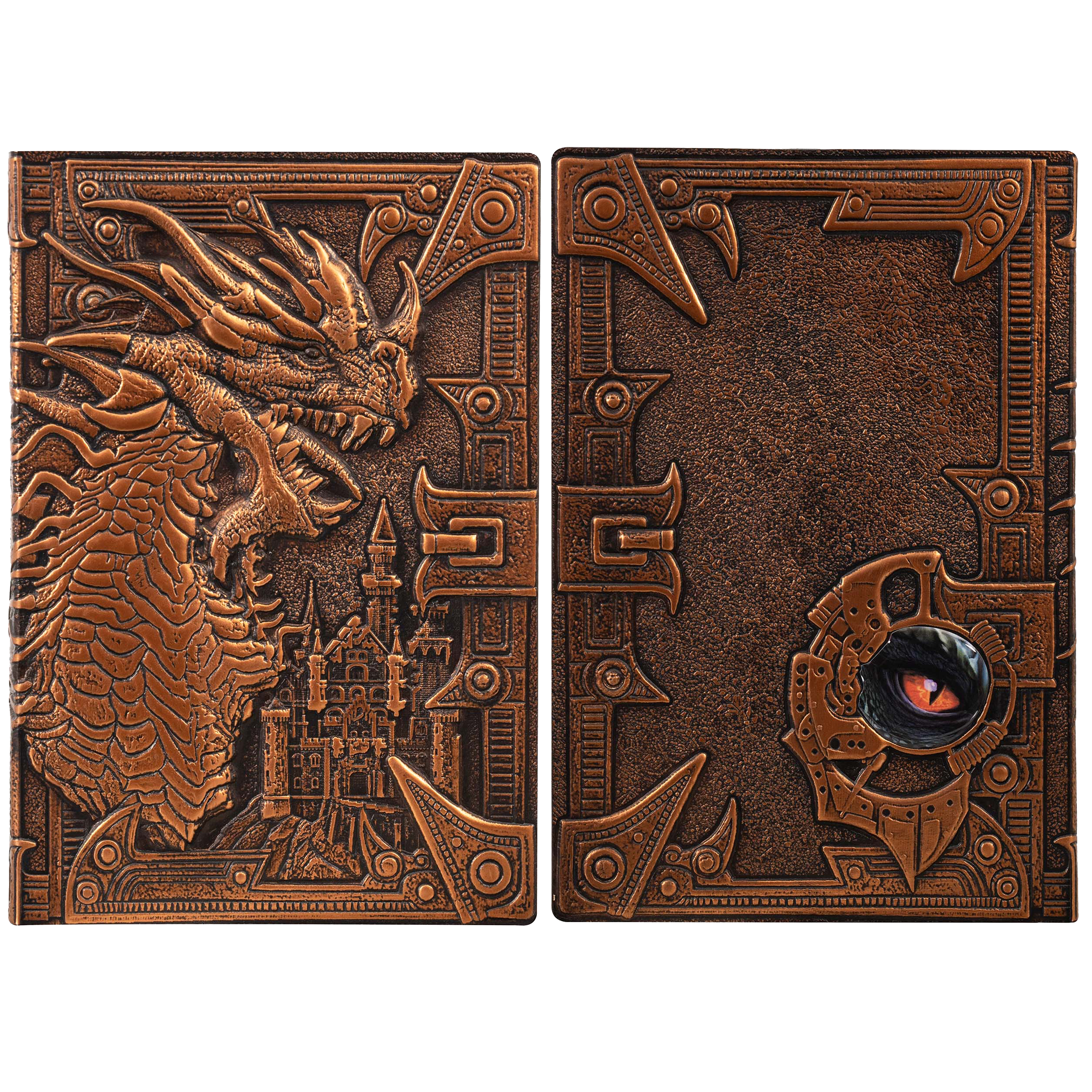 3D Faux-Leather Notebook