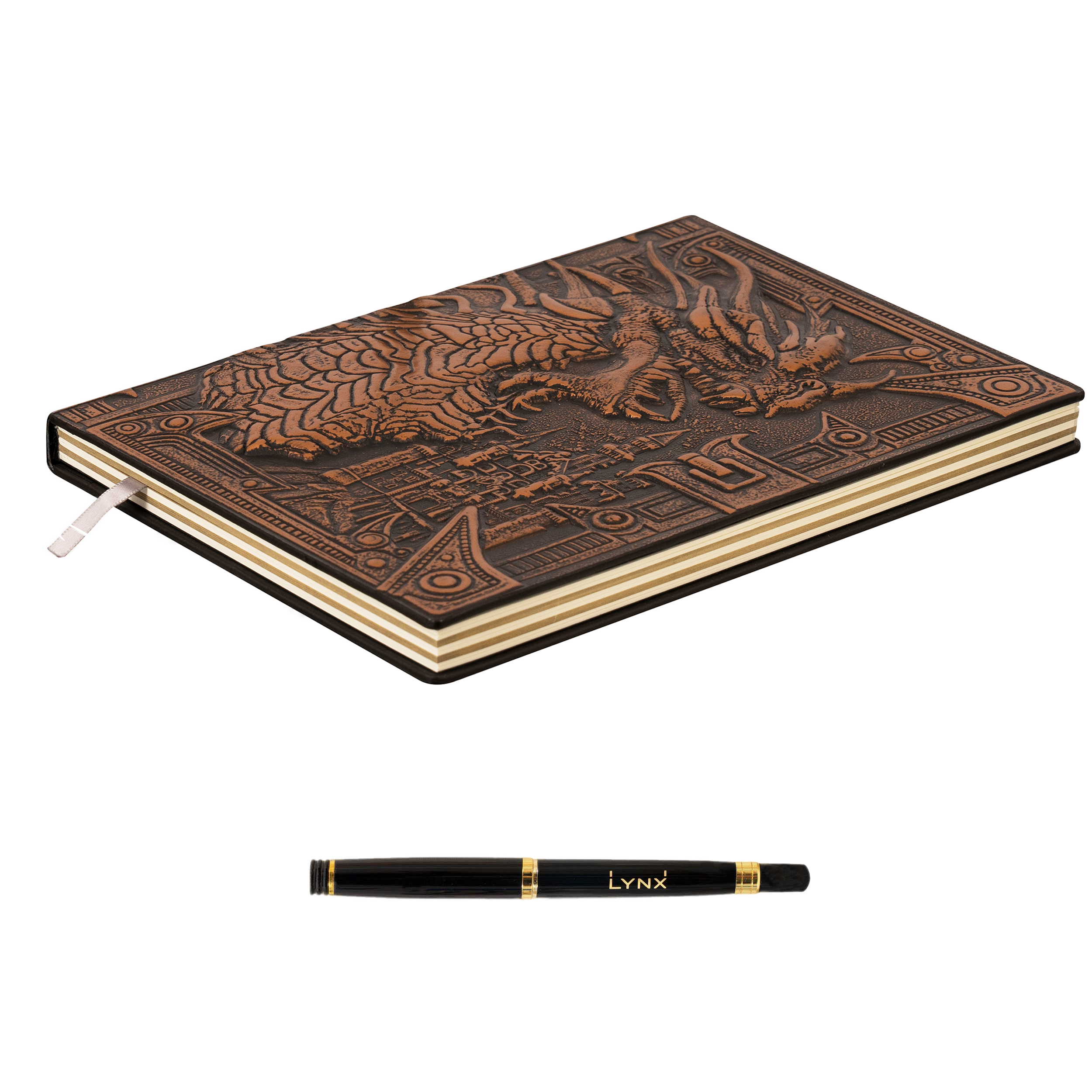 3D Faux-Leather Notebook