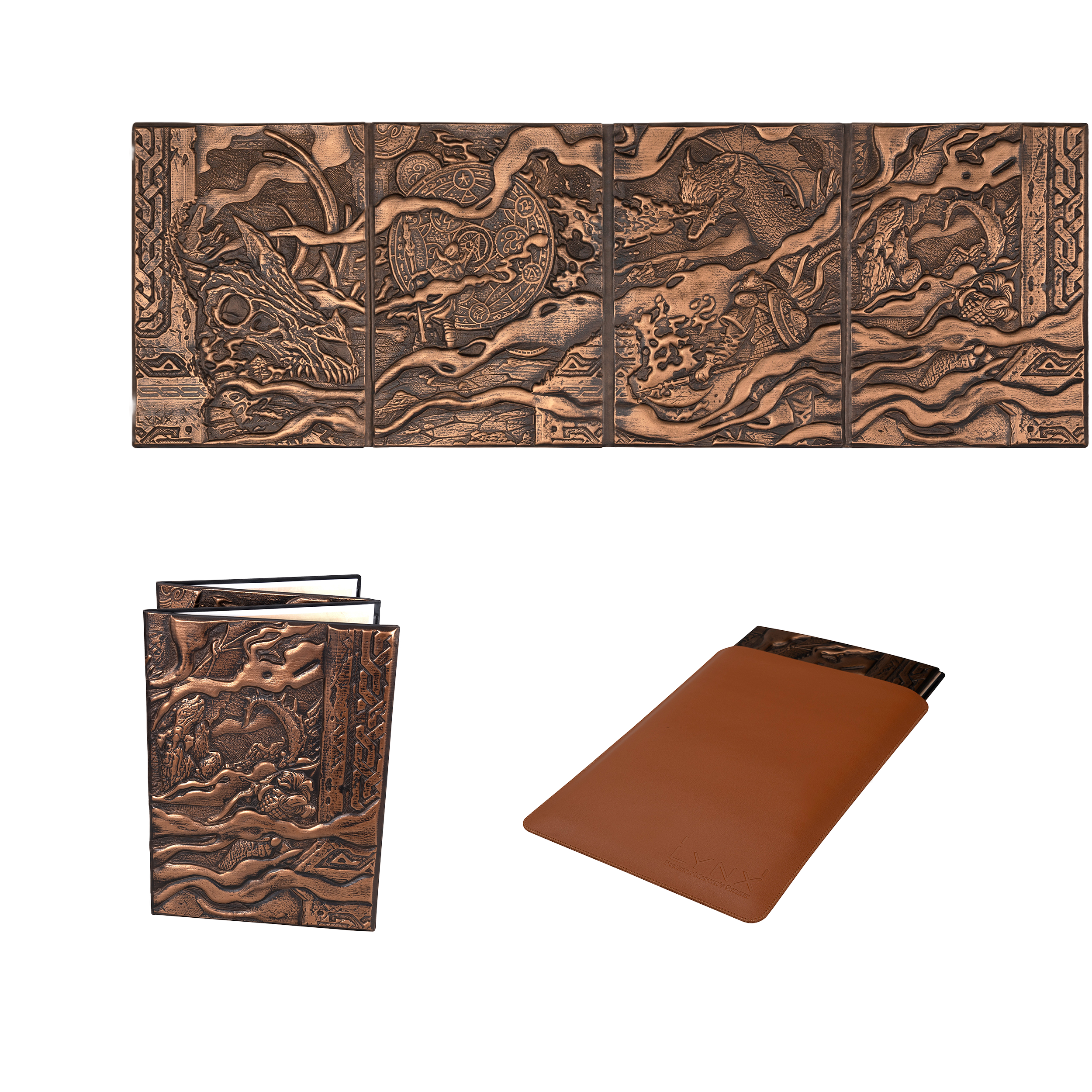 Wholesale of 3D Faux-Leather Customisable DM Screen