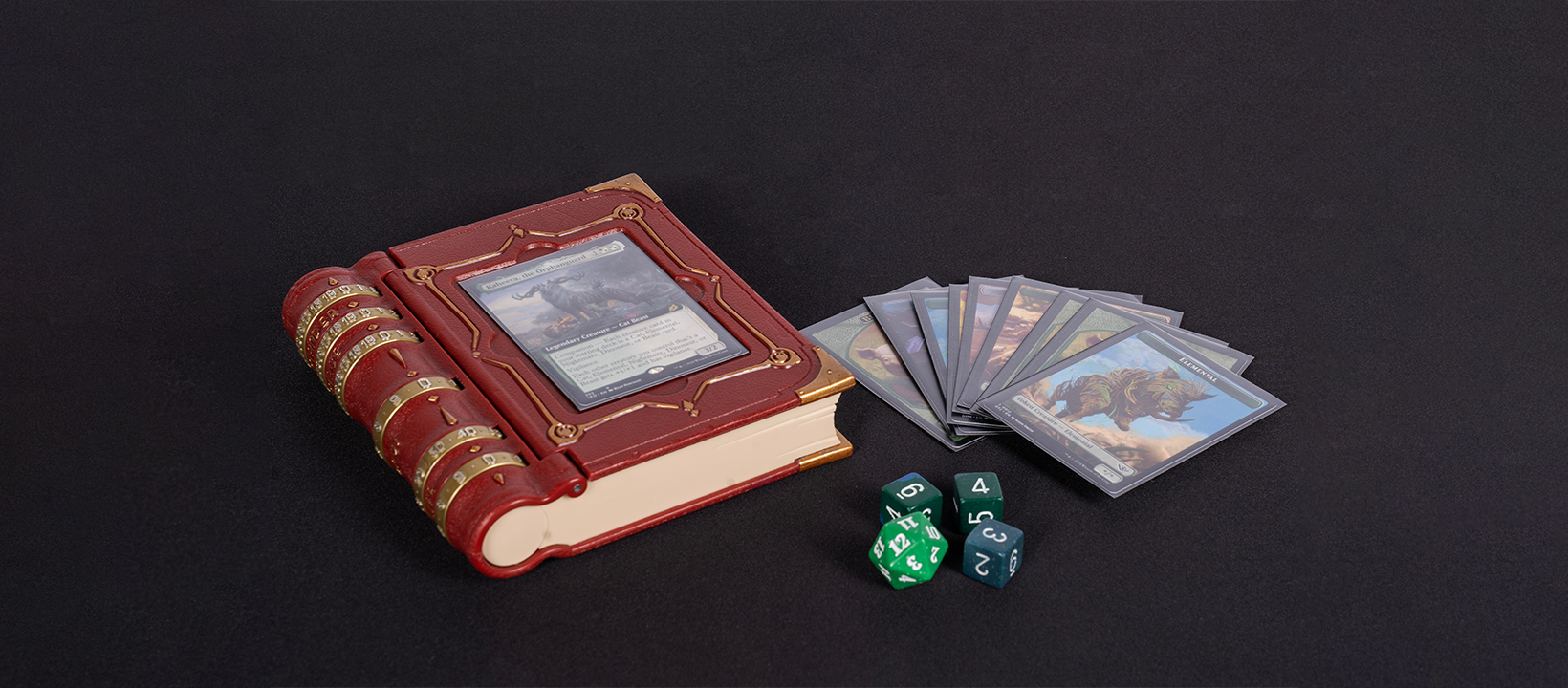 MTG Commander's Codex – Premium Command Zone Tray for Magic: The MTG Commander's Codex – Premium Command Zone Tray for Magic: The