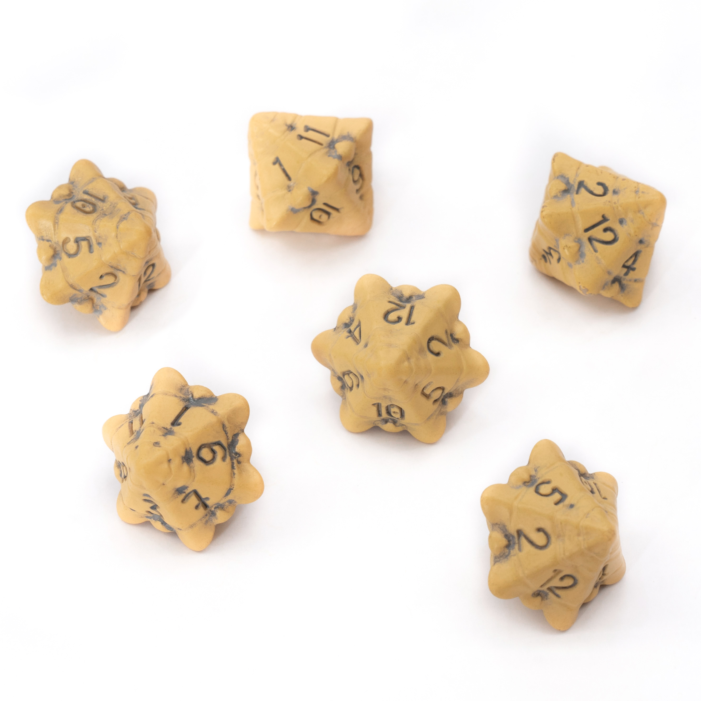 Skull & Bone Dice Set | For Dungeons & Dragons (DND), Pathfinder, Warhammer...