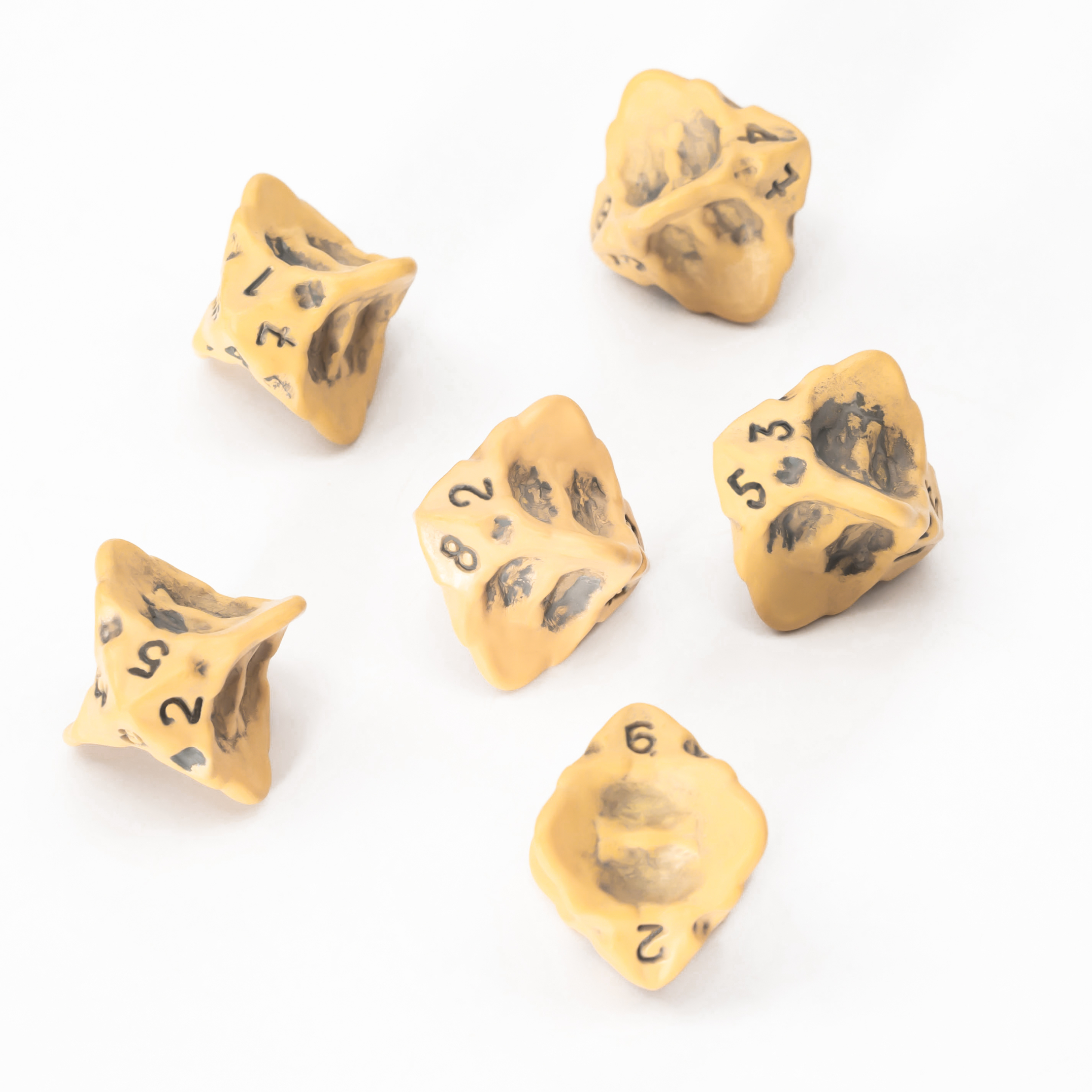 Skull & Bone Dice Set | For Dungeons & Dragons (DND), Pathfinder, Warhammer...