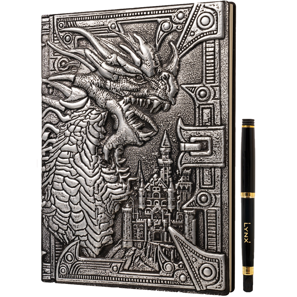 3D Faux-Leather Notebook | Fantasy/DND Dungeon Master(DM)/Player Journal