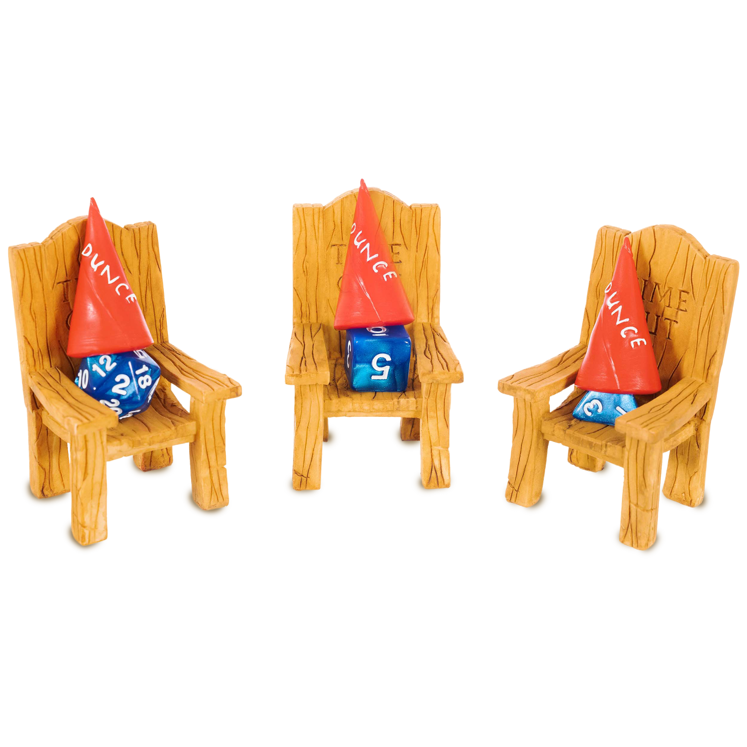 Dice Jail Chair & Dunce Hat