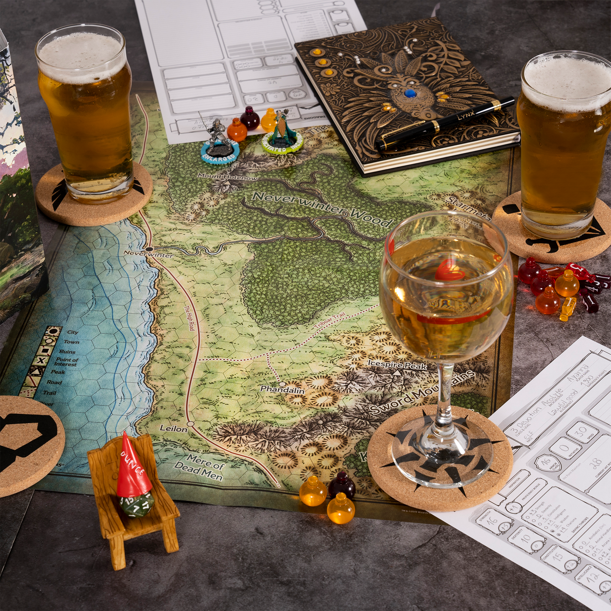 Wholesale of RPG Class & DM Icon Coasters